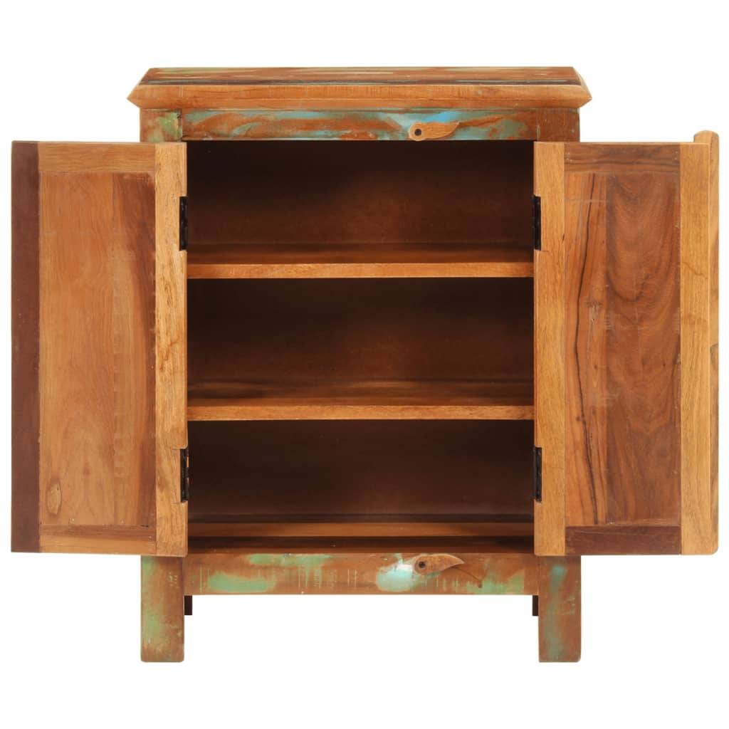vidaXL Sideboard mit 2 Türen 55x30x70 cm Altholz Massiv