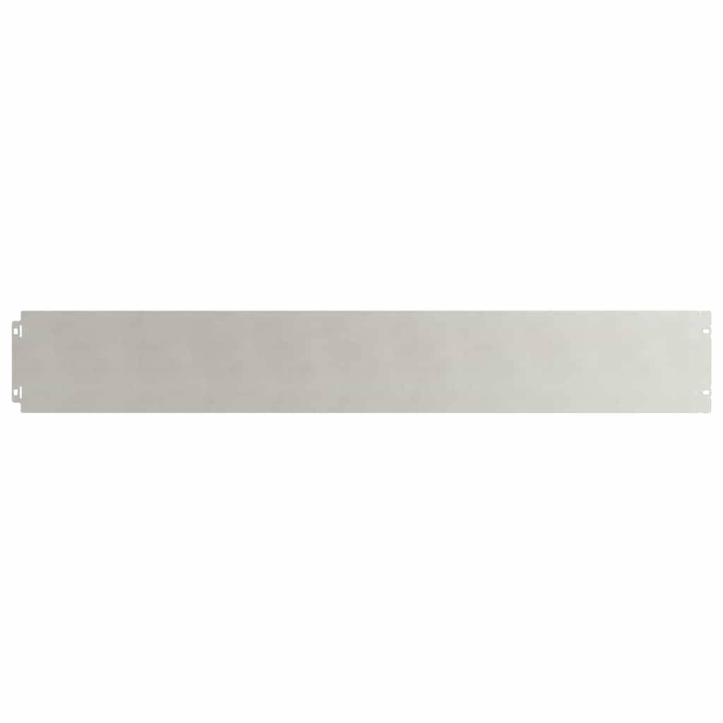 vidaXL Rasenkanten 10 Stk. 15x103 cm Edelstahl