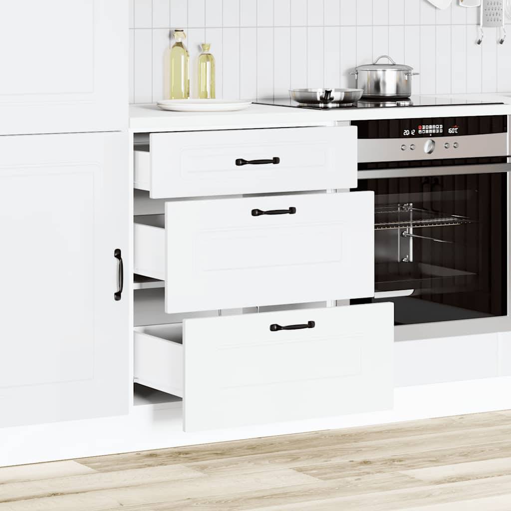 vidaXL Küchenunterschrank Kalmar Weiß Holzwerkstoff