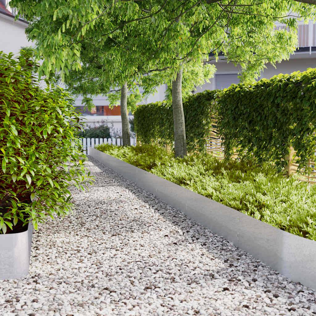 vidaXL Rasenkanten 20 Stk. 25x103 cm Verzinkter Stahl