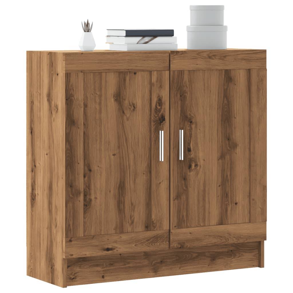 vidaXL Bücherschrank Artisan-Eiche 82,5x30,5x80 cm Holzwerkstoff