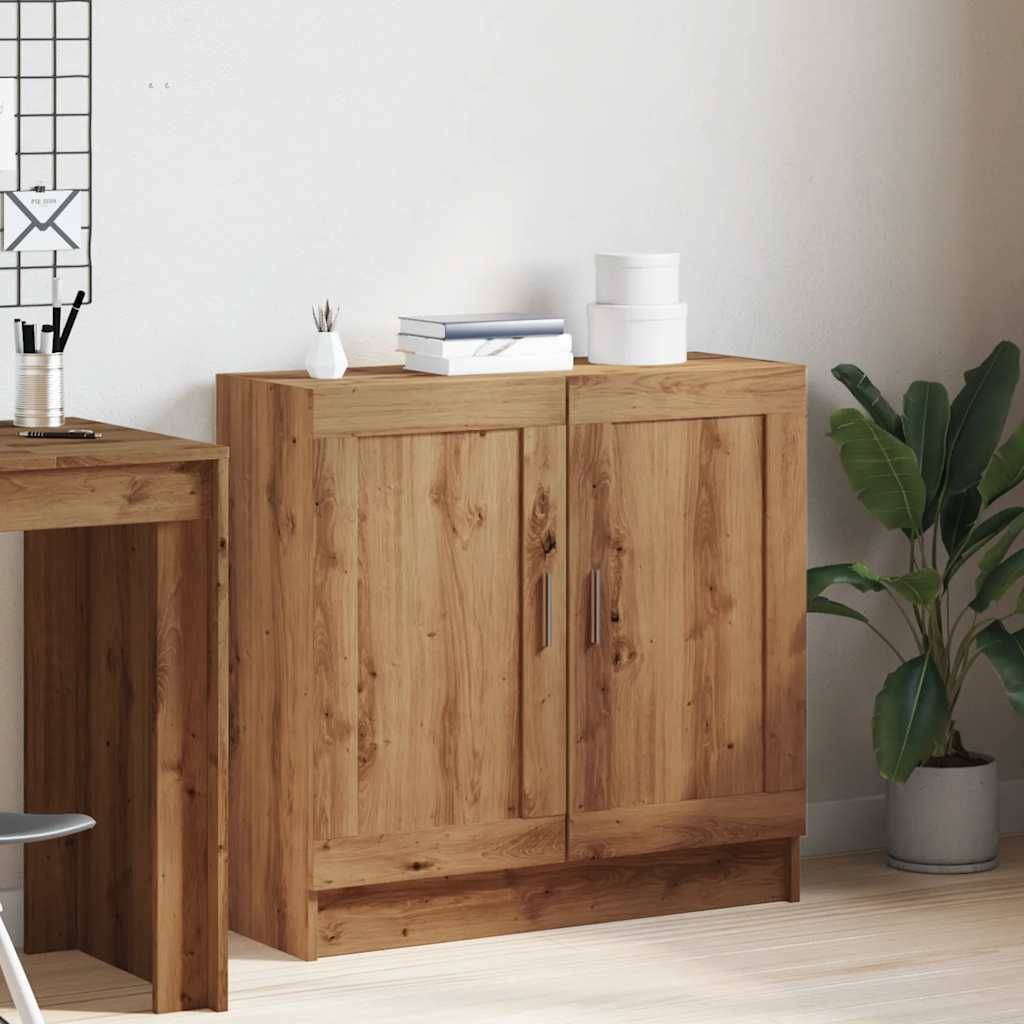 vidaXL Bücherschrank Artisan-Eiche 82,5x30,5x80 cm Holzwerkstoff