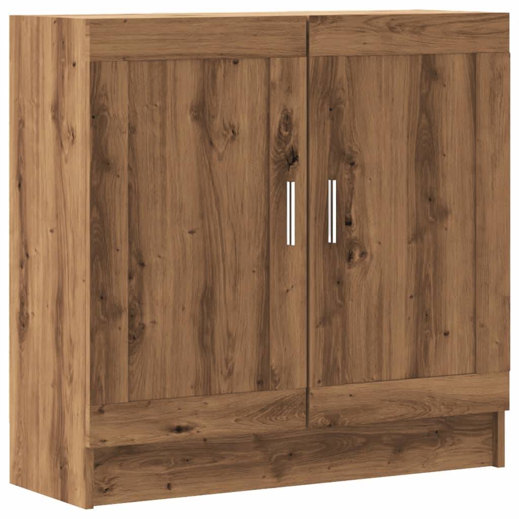 vidaXL Bücherschrank Artisan-Eiche 82,5x30,5x80 cm Holzwerkstoff