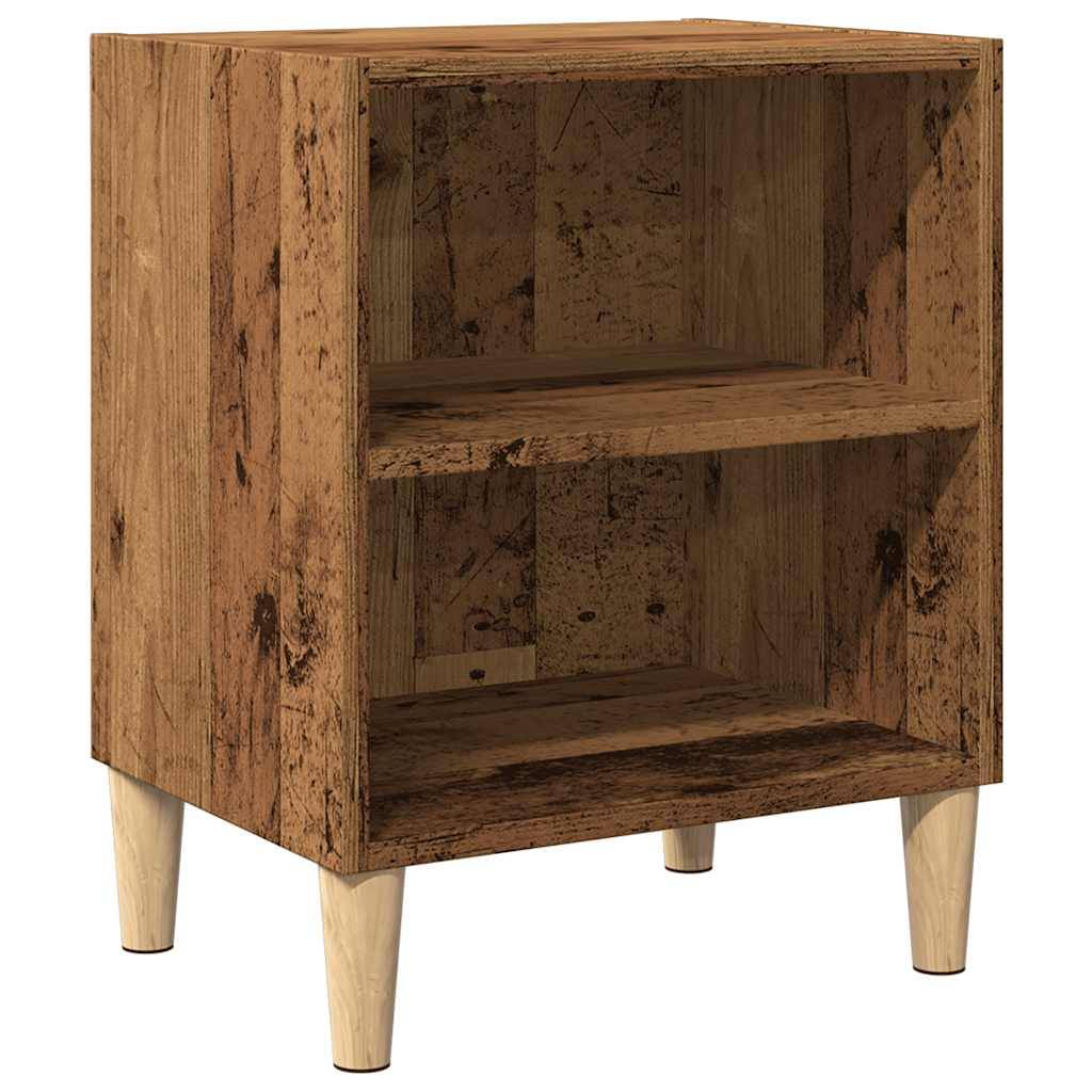 vidaXL Nachttisch Altholz-Optik 40x30x50 cm Holzwerkstoff