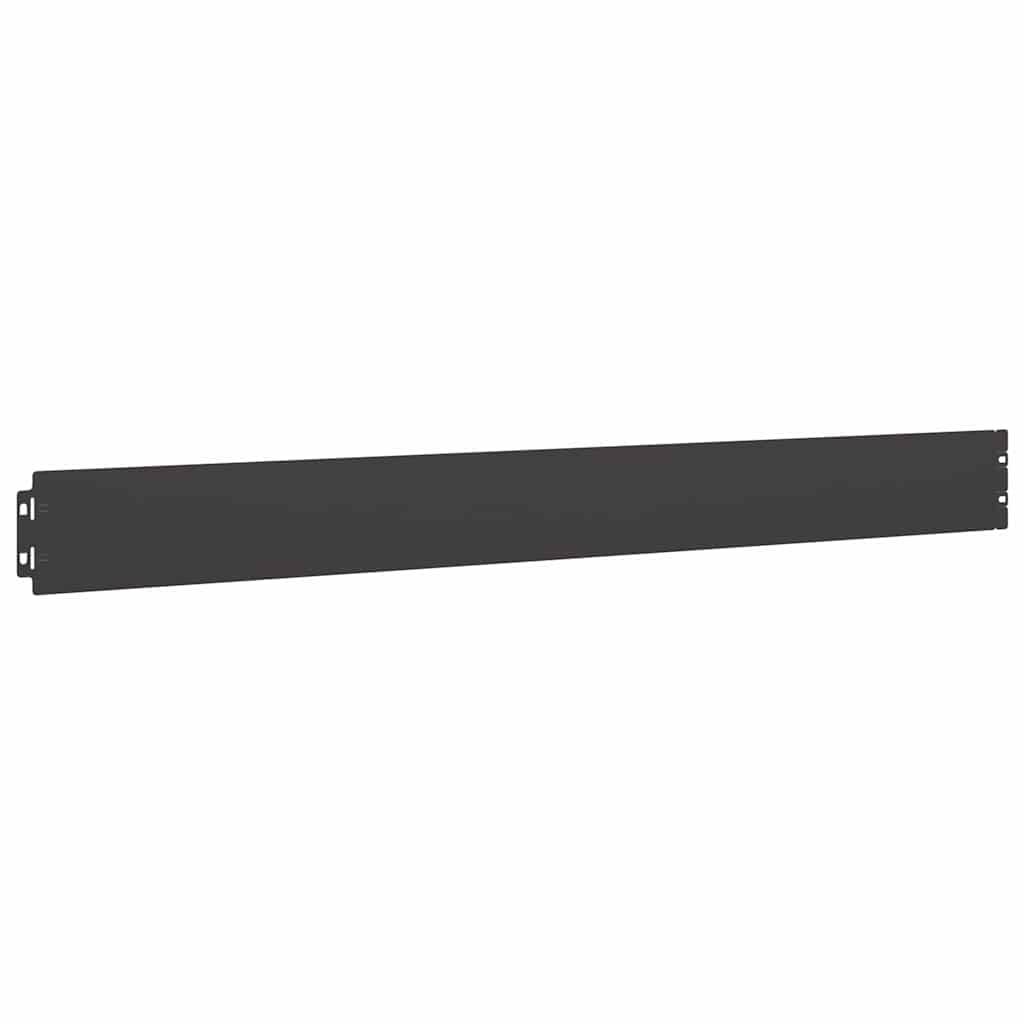 vidaXL Rasenkanten 10 Stk. Schwarz 10x103 cm Kaltgewalzter Stahl