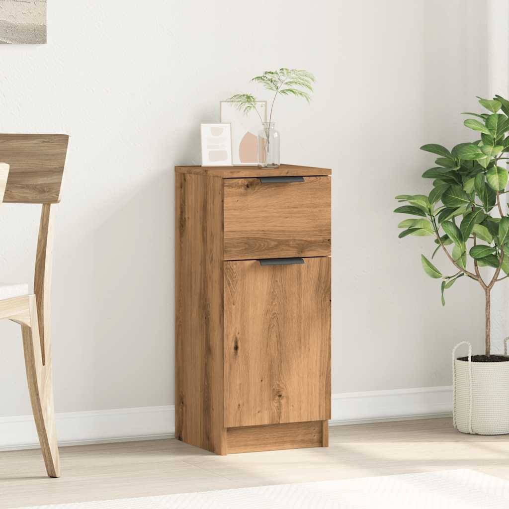 vidaXL Sideboard Artisan-Eiche 30x30x70 cm Holzwerkstoff