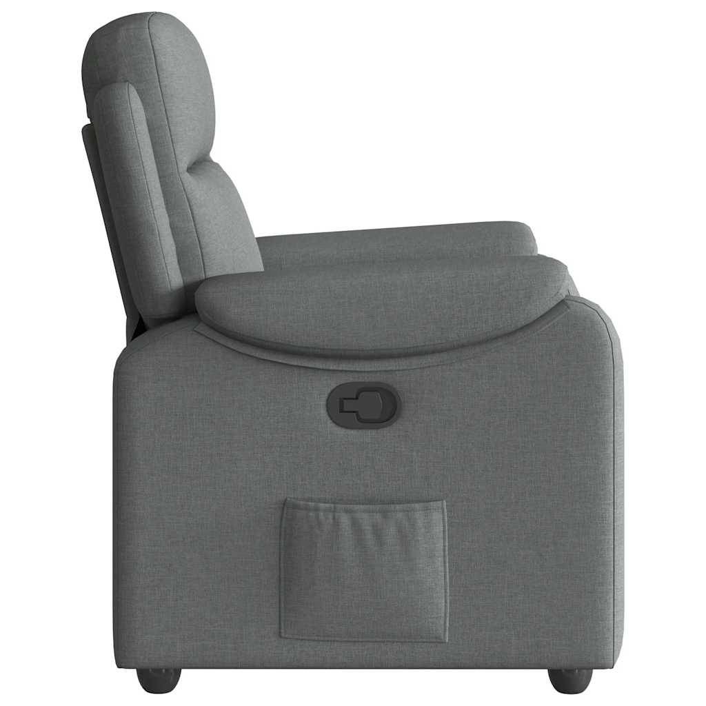 vidaXL Relaxsessel Dunkelgrau Stoff