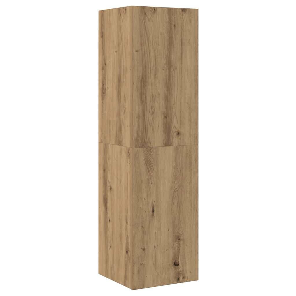 vidaXL TV-Wandschränke 6 Stk. Artisan-Eiche Holzwerkstoff