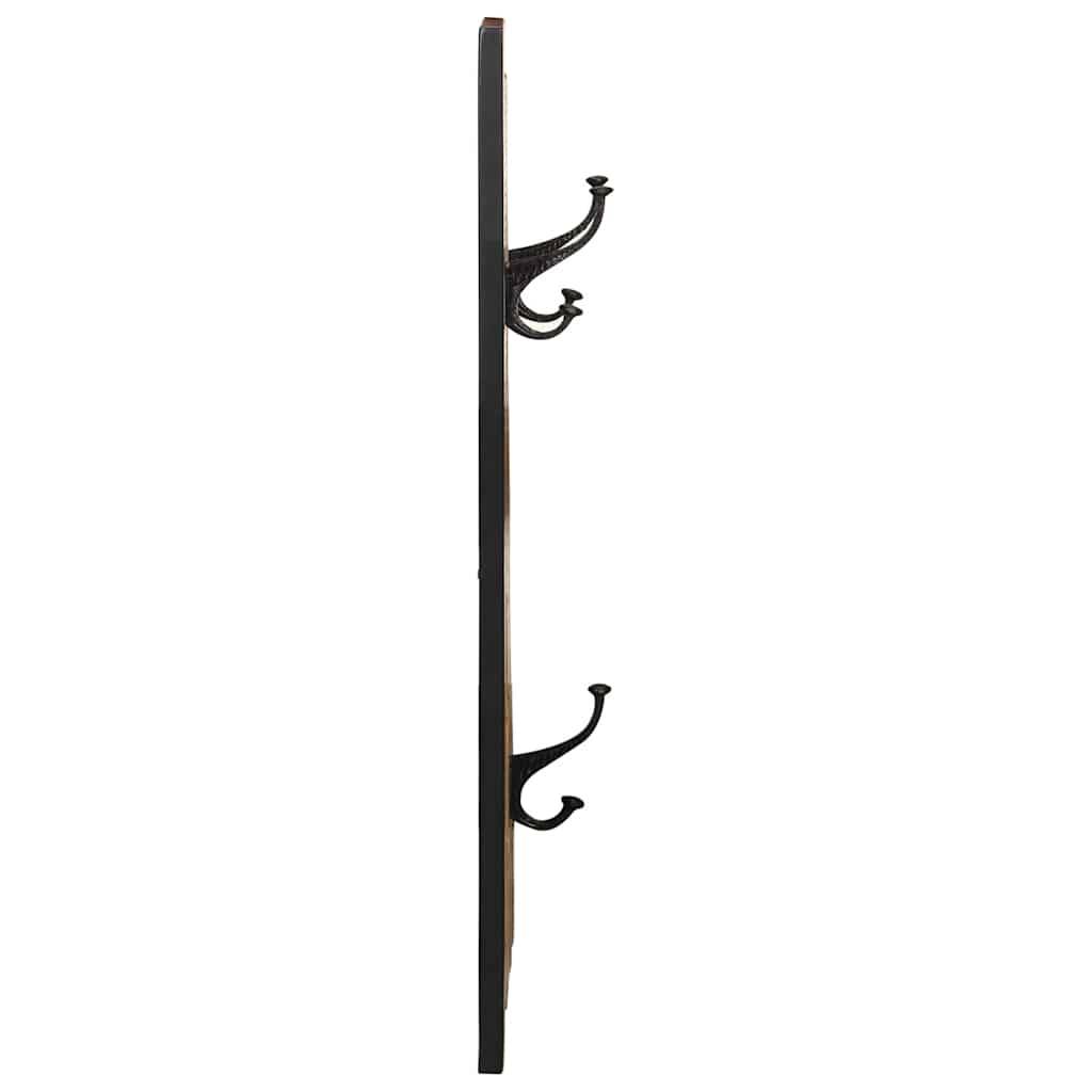 vidaXL Garderobe 40x2x80 cm Raues Massivholz Mango
