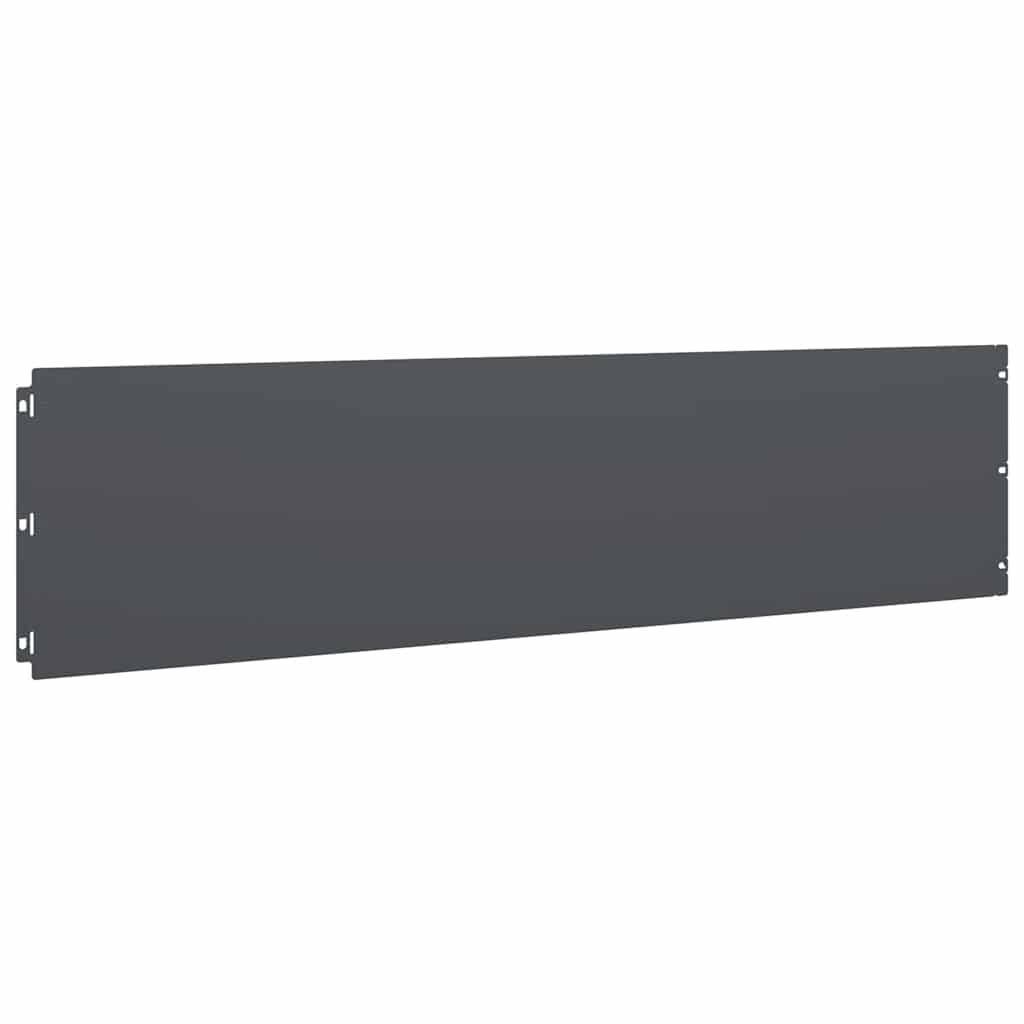 vidaXL Rasenkanten 10 Stk. Anthrazit 25x103 cm Kaltgewalzter Stahl