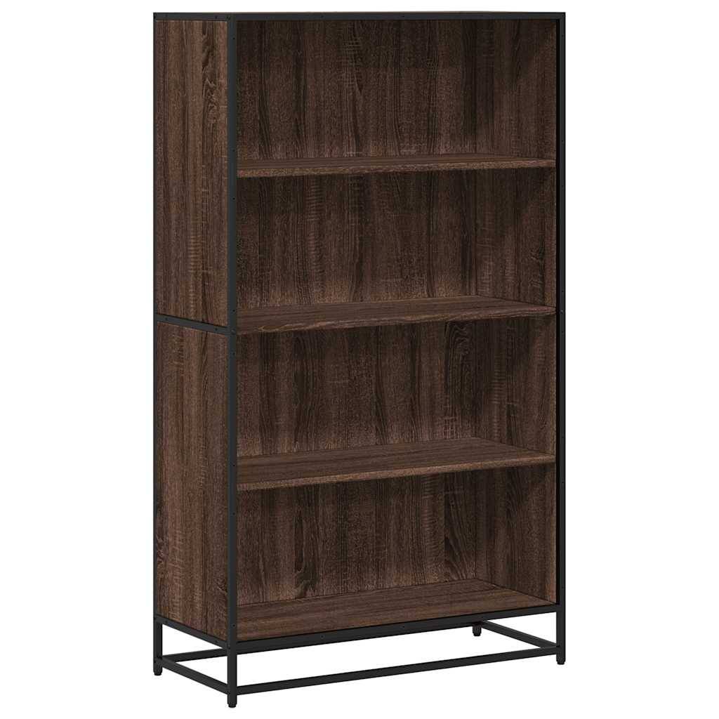 vidaXL Bücherregal Braun Eichen-Optik 80,5x35x139 cm Holzwerkstoff
