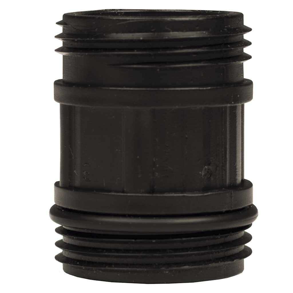 vidaXL Saugschlauch mit PVC-Anschlüssen Transparent 1" 10 m PVC