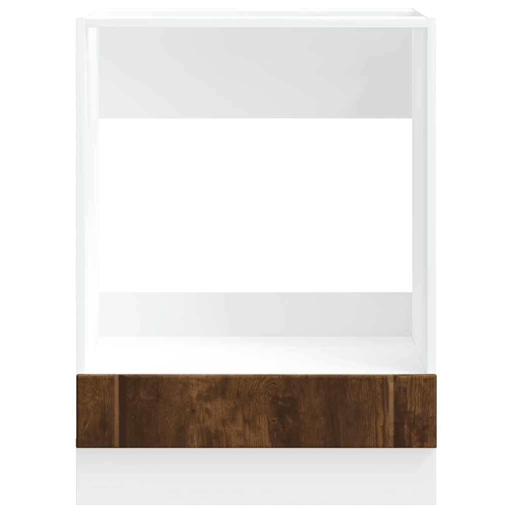 vidaXL Herdumbauschrank Lucca Räuchereiche Holzwerkstoff