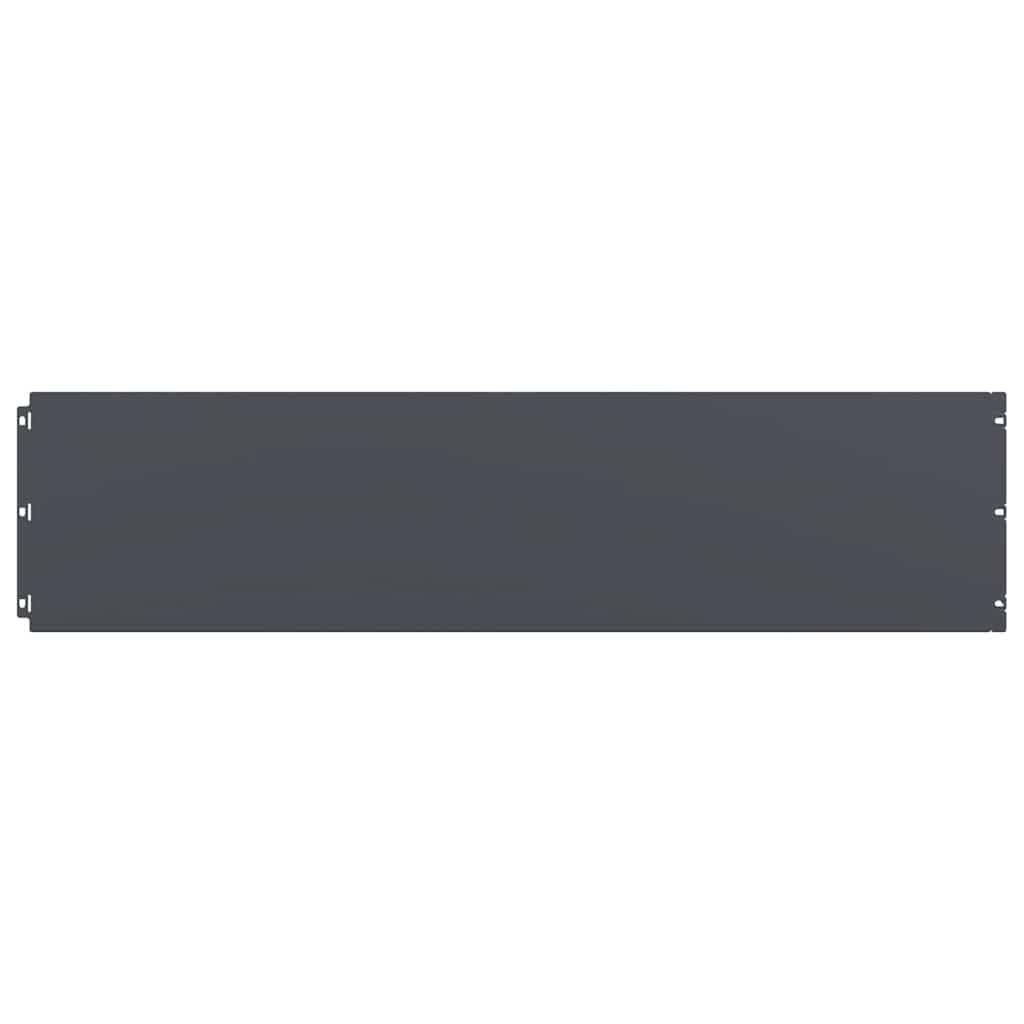 vidaXL Rasenkanten 20 Stk. Anthrazit 25x103 cm Kaltgewalzter Stahl