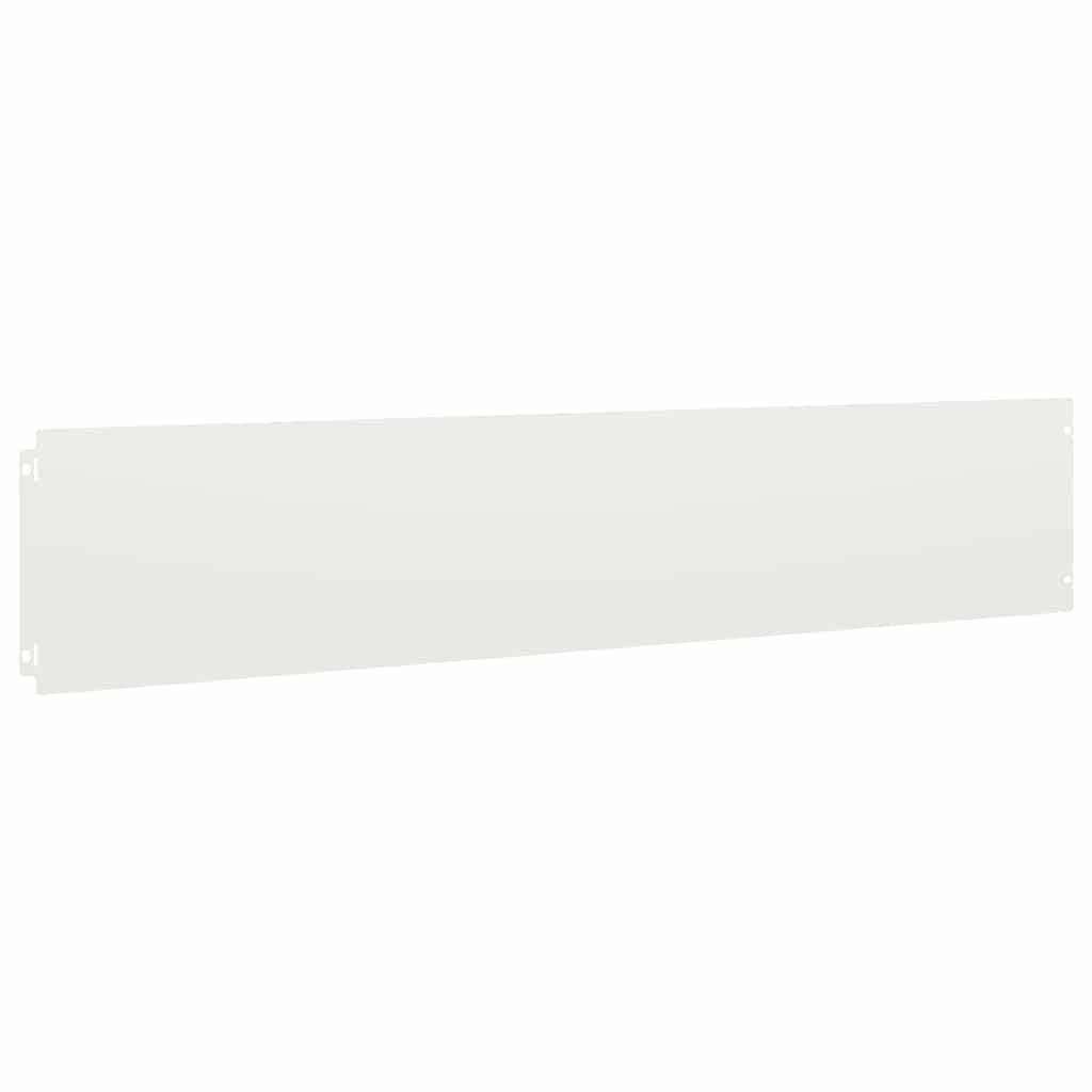 vidaXL Rasenkanten 10 Stk. Weiß 20x103 cm Kaltgewalzter Stahl