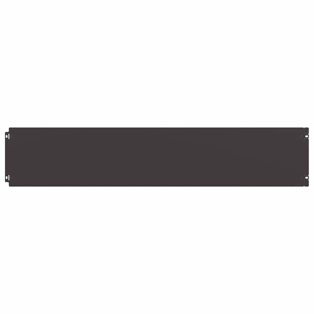 vidaXL Rasenkanten 10 Stk. Schwarz 20x103 cm Kaltgewalzter Stahl