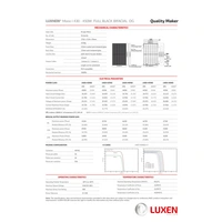 36 Stk. Luxen Solar 450W Bifazial Solarmodul TopCon Luxneri Series N5 Full Black 36 Stk. Luxen Solar 450W Bifazial Solarmodul TopCon Luxneri Series N5 Full Black
