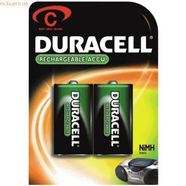 Duracell Akku Rechargeable Baby - C 3000mAh 2St. Multimedia-Technik Akkus