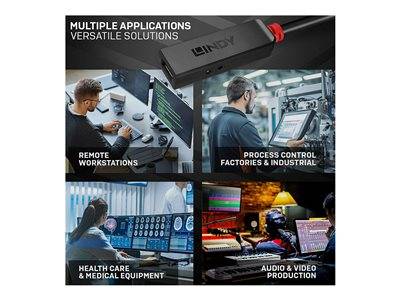 LINDY 8m USB 3.0 Aktivverlängerung Slim Peripheriegeräte & Zubehör Kabel & Adapter - USB &