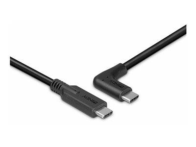 LINDY 1.5m USB 3.2 Typ C Kabel 90 gewink Peripheriegeräte & Zubehör & Adapter - USB & Thunderbolt