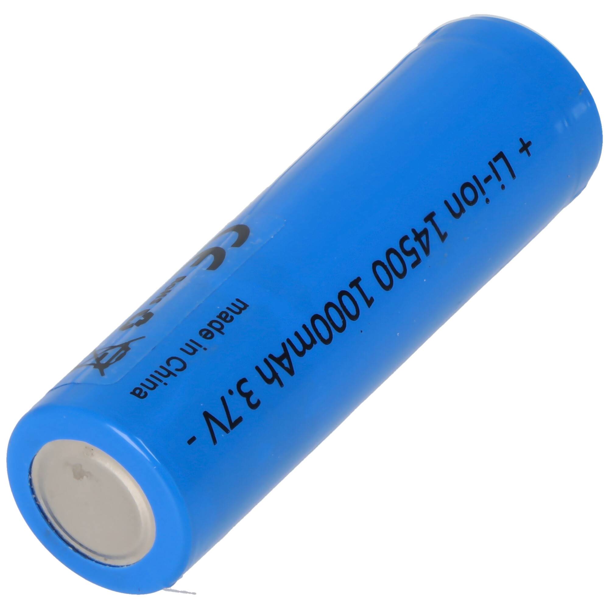 1000mAh Akku kompatibel für Oral-B Akku Li-Ion UR14500AC passend für Braun iO 6, 7, 8, 9, 10, 48,8x14,1mm