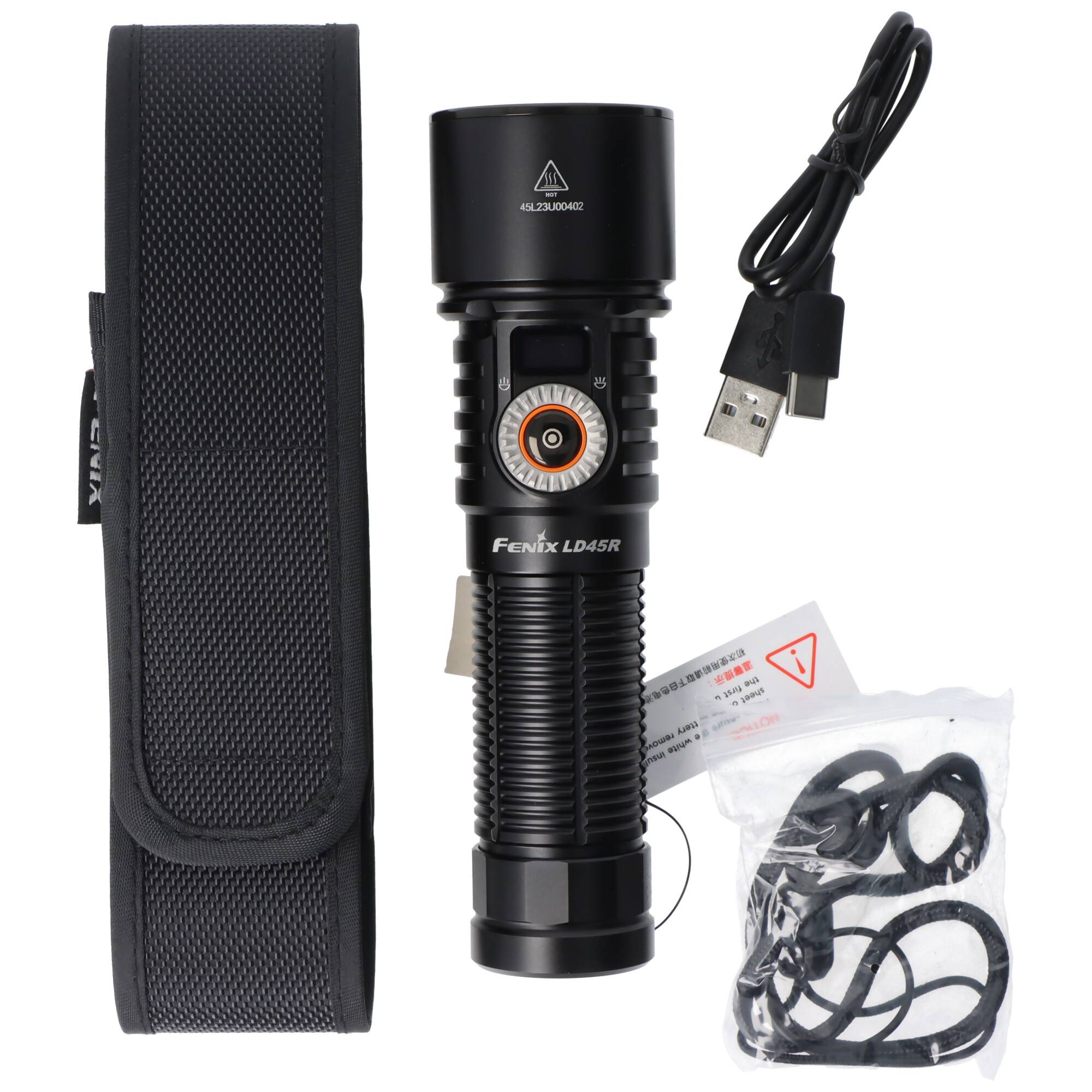 Fenix LD45R LED-Taschenlampe, digital fokussierbare Taschenlampe, 2800 Lumen, elektronischer Schalter, inkl. ARB-L21-500