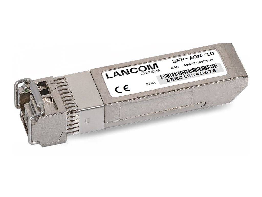 Metall-LANCOM-SFP-Optikmodule mit der Bezeichnung 