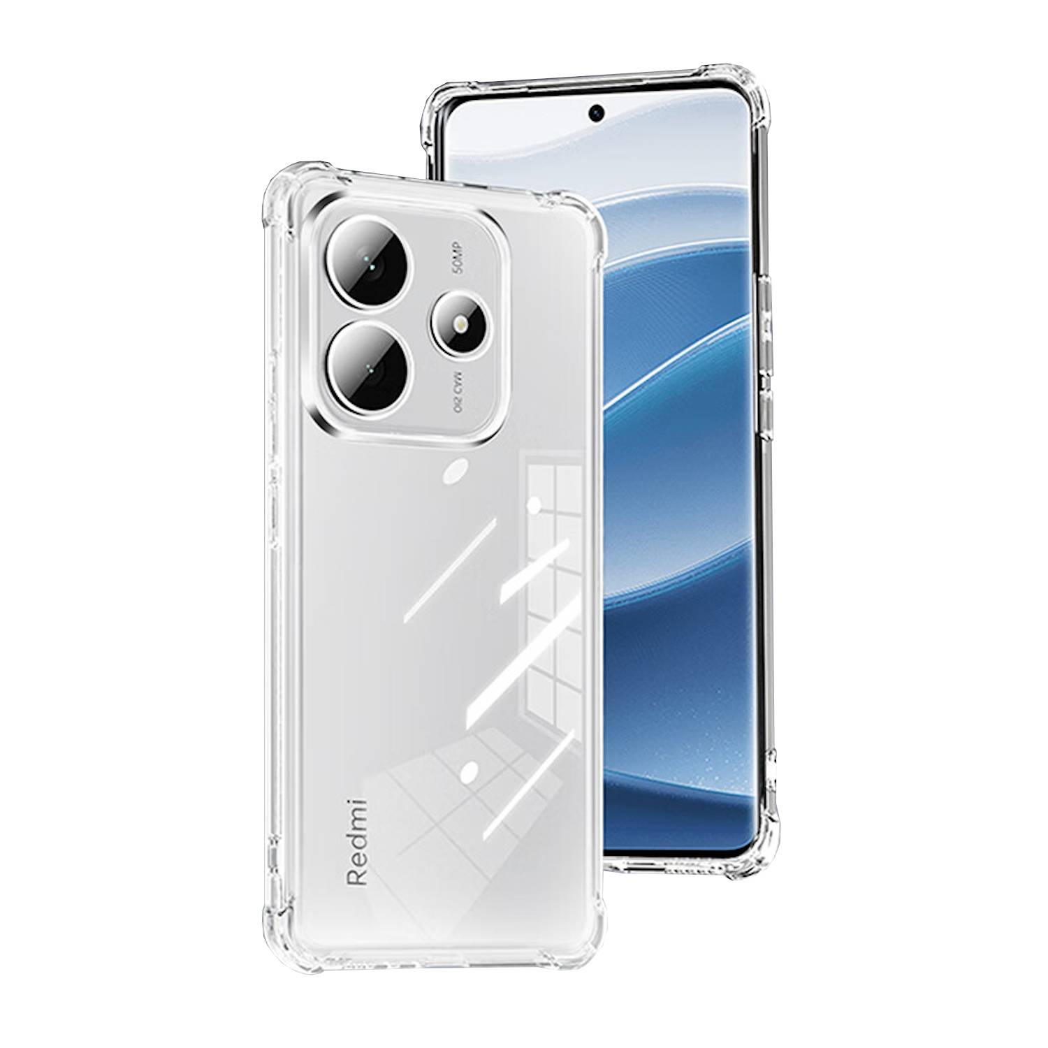 Für Xiaomi Redmi Note 14 5G Schock TPU Schutzhülle Handy Hülle Case Cover Transparent