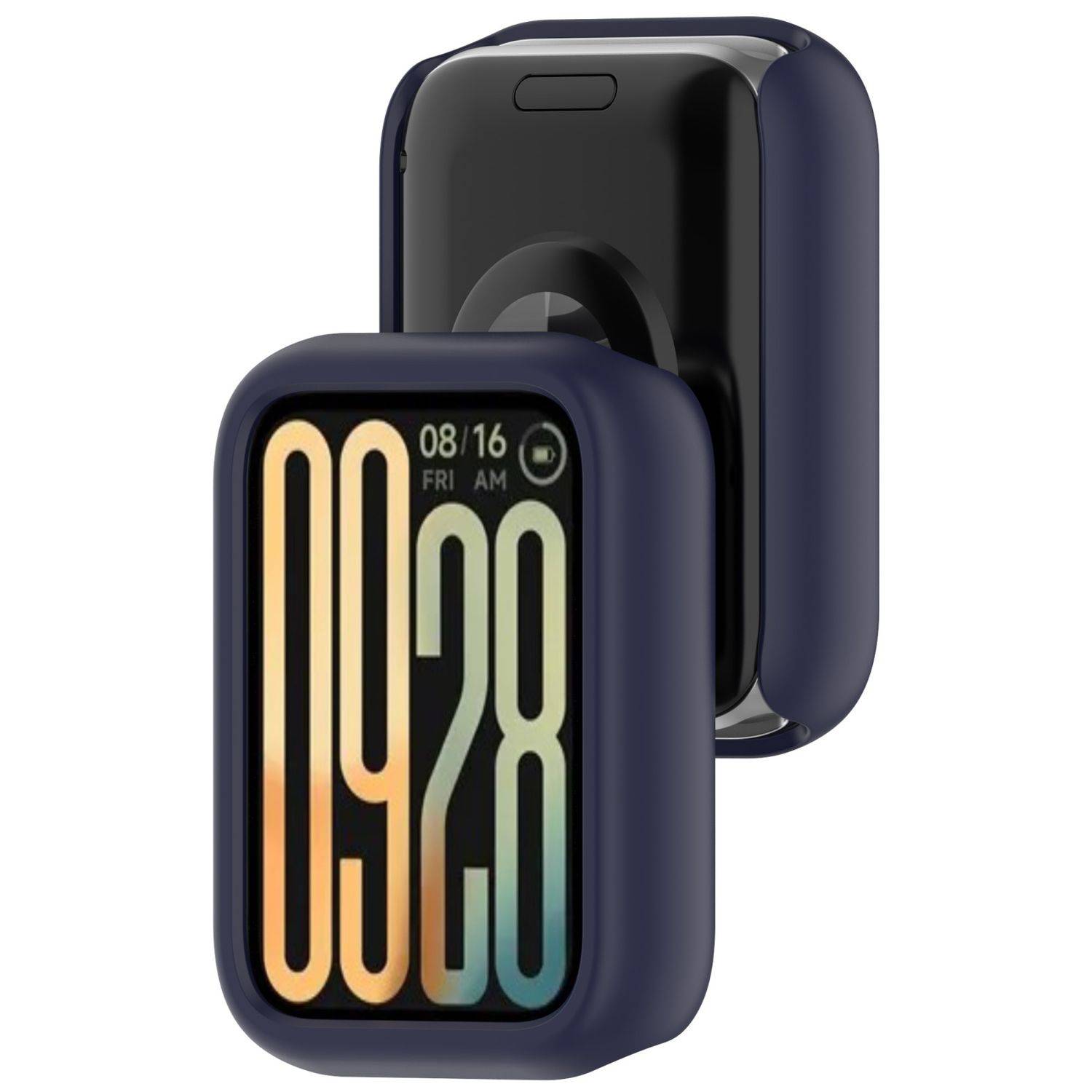 Für Xiaomi Smart Band 9 Pro Kunststoff Schutz Hülle Case Gehäuse Design Dunkelblau