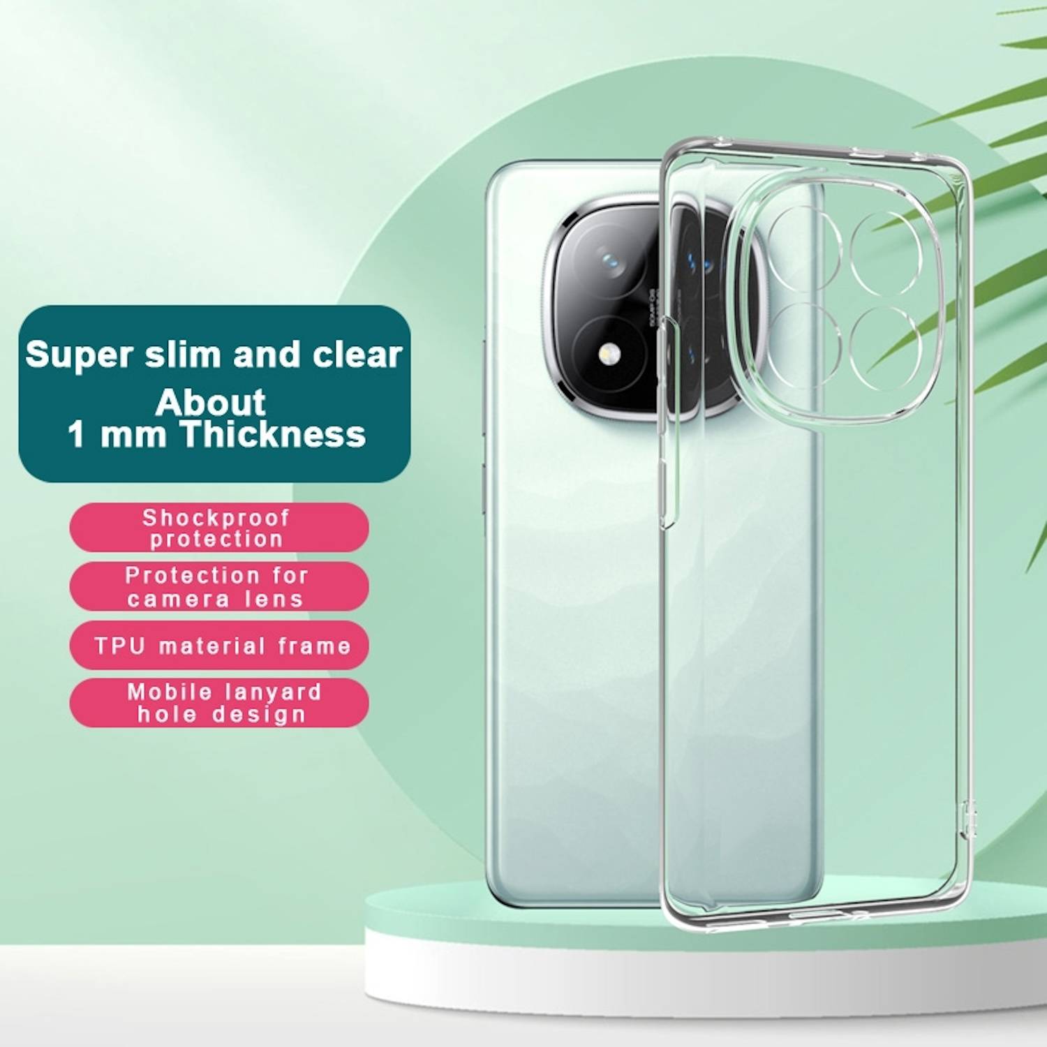 Für Xiaomi Redmi Note 14 Pro Plus 5G Silikon Schutz Transparent Handy Hülle Cover TPU dünn