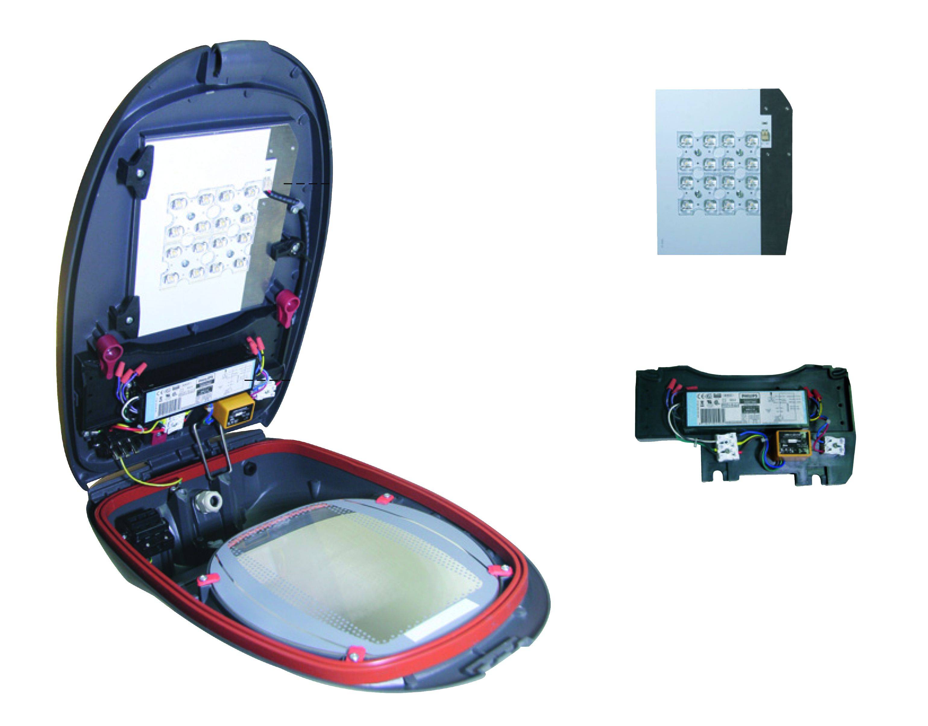 DOTLUX LED-Strassenleuchte BELUGAmini 19-38W 4000K SKII 10m Kabel ohne Mastadapter