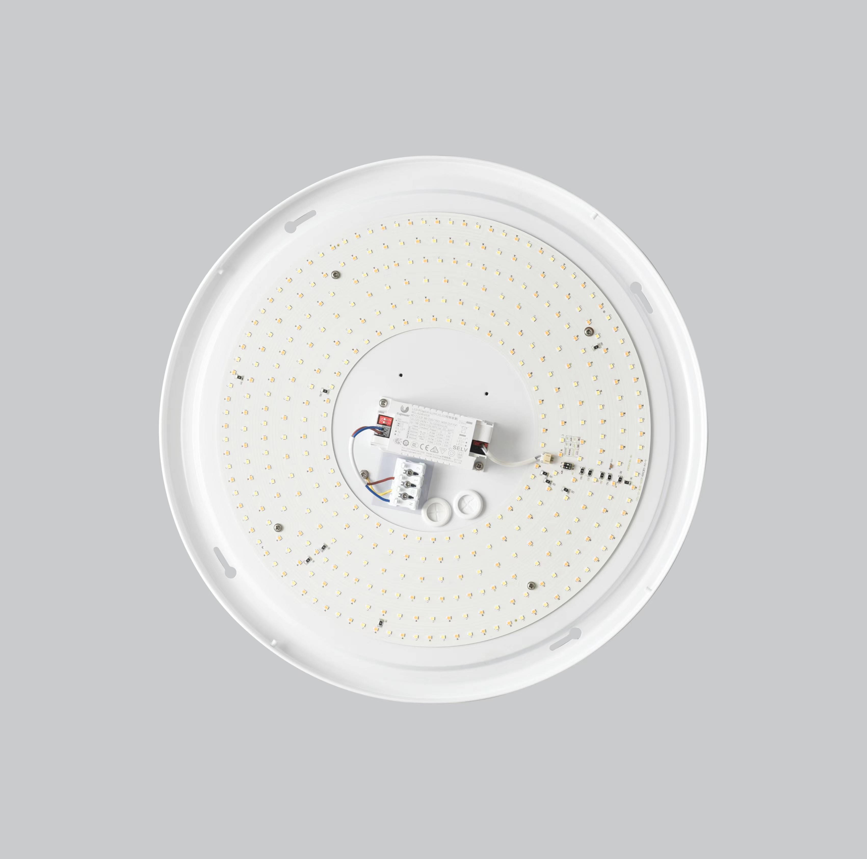 DOTLUX LED-Leuchte LUNAsilver Ø490mm 33W COLORselect IP44