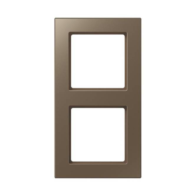 JG Rahmen 2fach AC582MO A creation mokka Install.Baumaterial Schaltermat/Geb.Steu Schalter