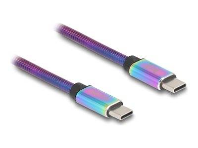 DELOCK USB-C 2.0 Kabel Stecker zu PD 3.0 60W 2m Multimedia-Technik Adapter