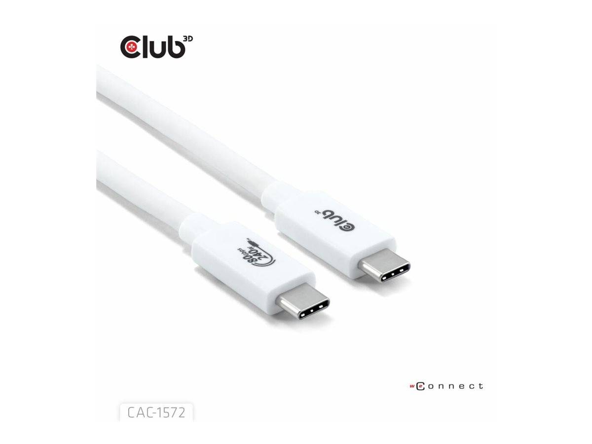 Club 3D - Thunderbolt-Kabel - 24 pin USB-C (M)