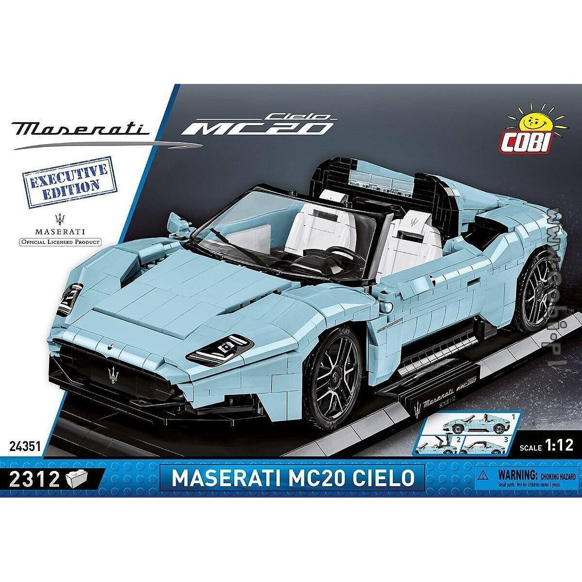 COBI-24351 - 2312 PCS CARS /24351/ MASERATI MC20 CIELO EXECUTIVE EDITION