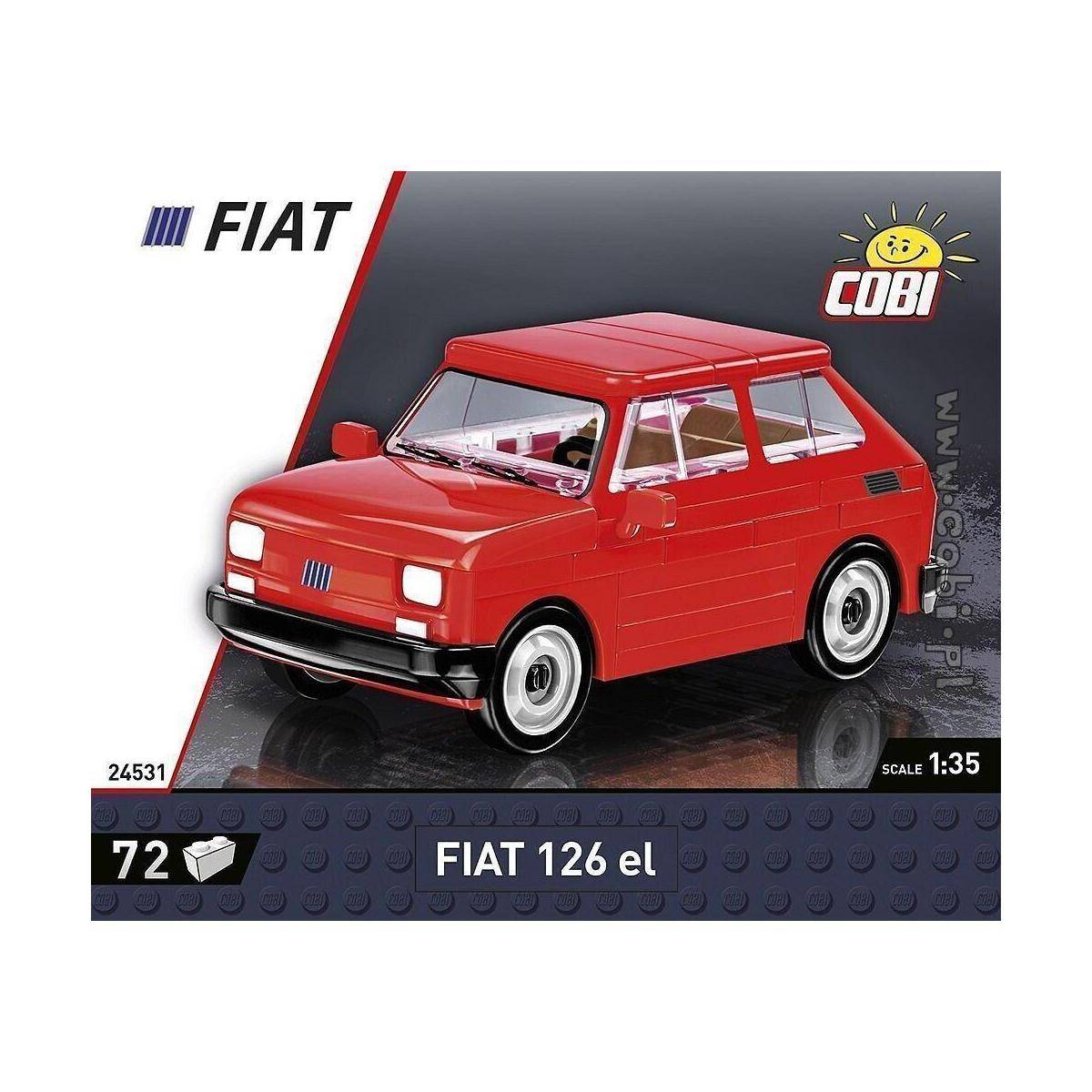 COBI-24531 - 72 PCS YOUNGTIMER /24531/ FIAT 126 EL