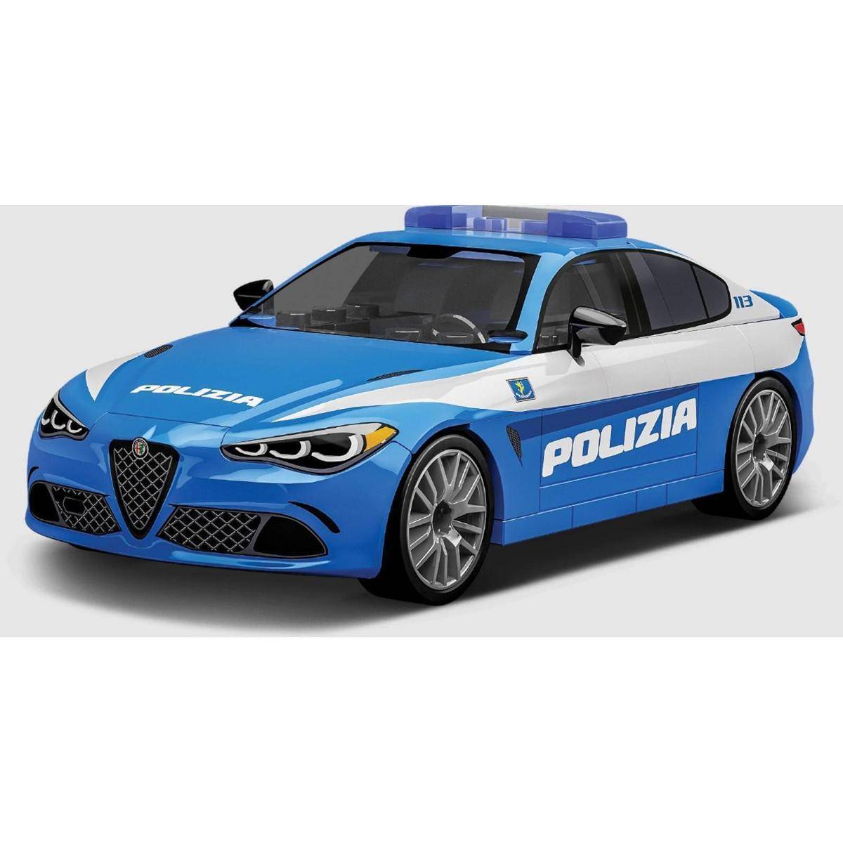 COBI-24606 - 93 PCS ALFA ROMEO /24606/ GULIA QUADRIFOGLIO POLIZIA