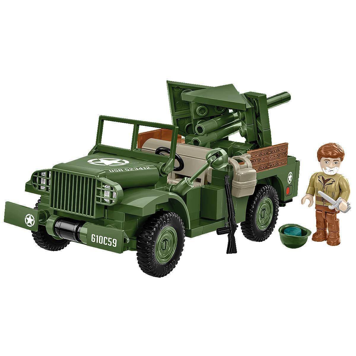 COBI-3116 - 230 PCS HC WWII /3116/ 1943 DODGE WC-55 GMC M6 FARGO