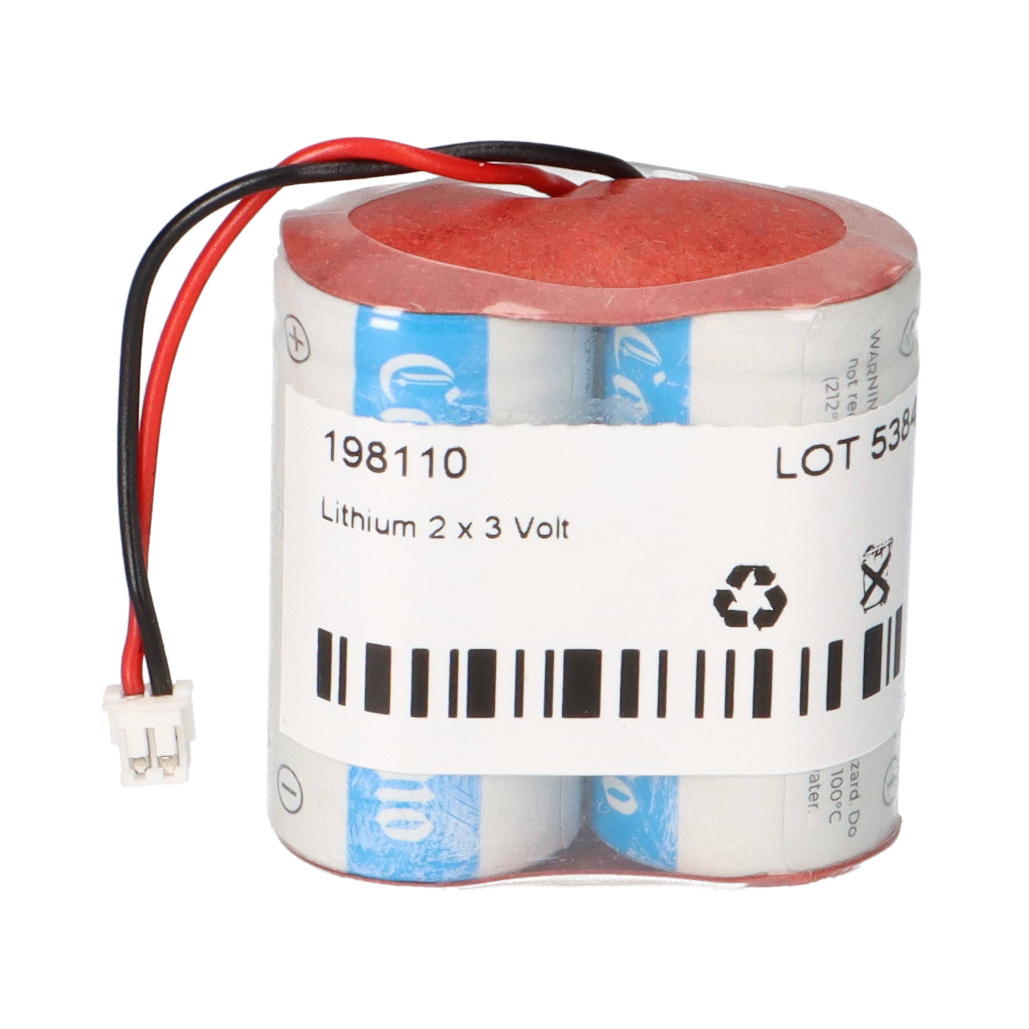 Lithium Batterie für Glutz 271964 ES1 ES3 Schließzylinder