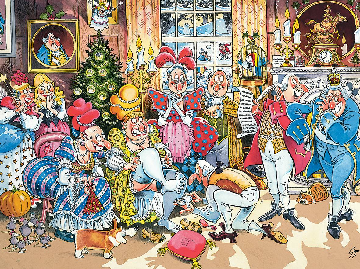 Jumbo Spiele 1119800269 Wasgij Christmas 2 Wahre Liebe 950 Teile Puzzle