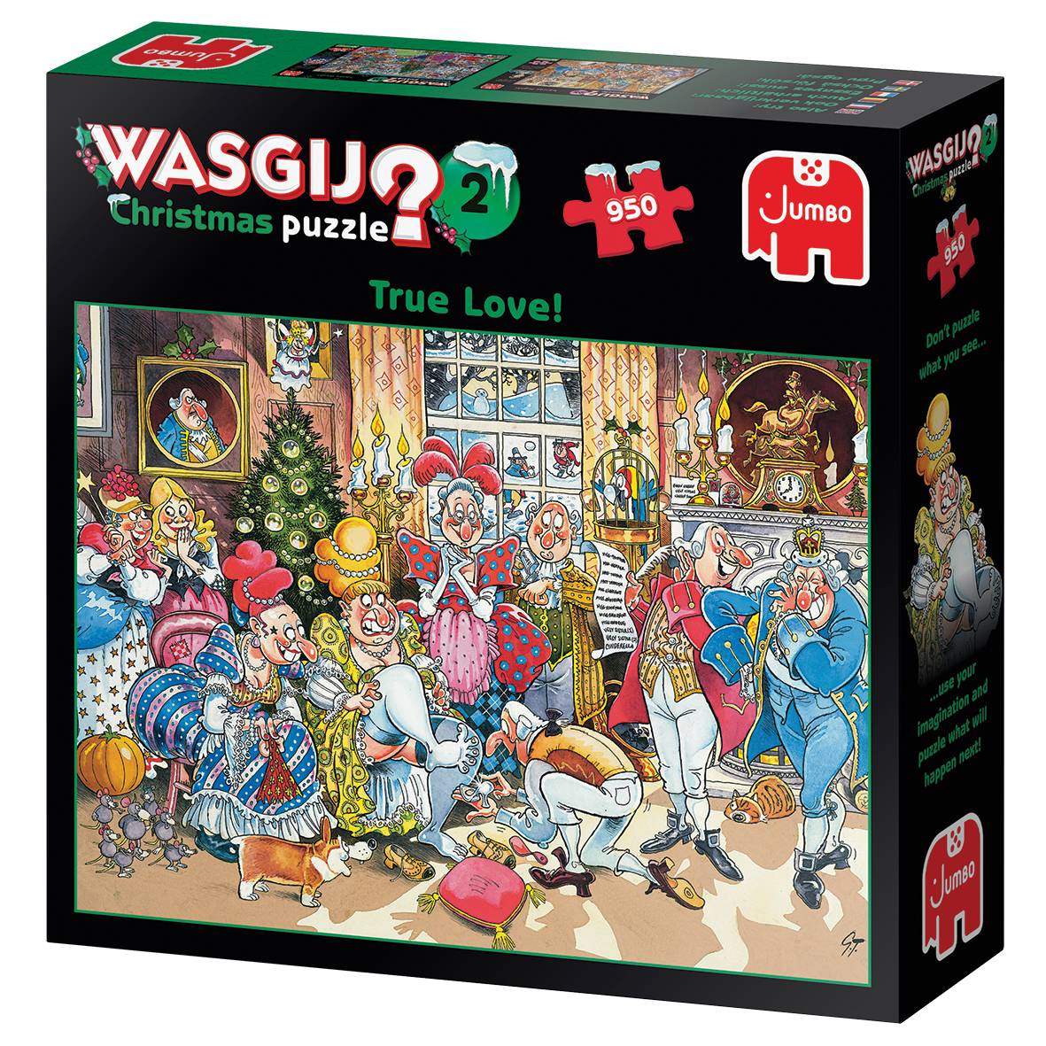 Jumbo Spiele 1119800269 Wasgij Christmas 2 Wahre Liebe 950 Teile Puzzle