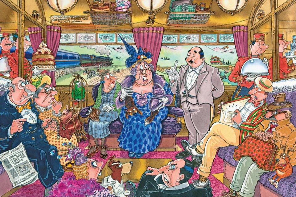 Wasgij Mystery 9 Großer Zugraub! 950 Teile Puzzle