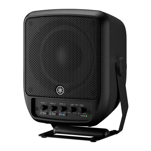 YAMAHA CSTAGEPAS100 - Tragbares PA-System (3-Kanal-Mixer | 2-Band Master-EQ | 100 W Class-D Verstärker) - schwarz