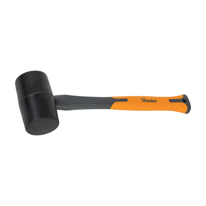 Bradas Gummihammer, 450 g, anthrazit/orange, Länge: 340 mm