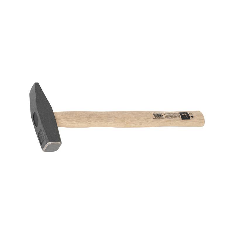 Bradas Schlosserhammer, 100 g, mit Holzstiel