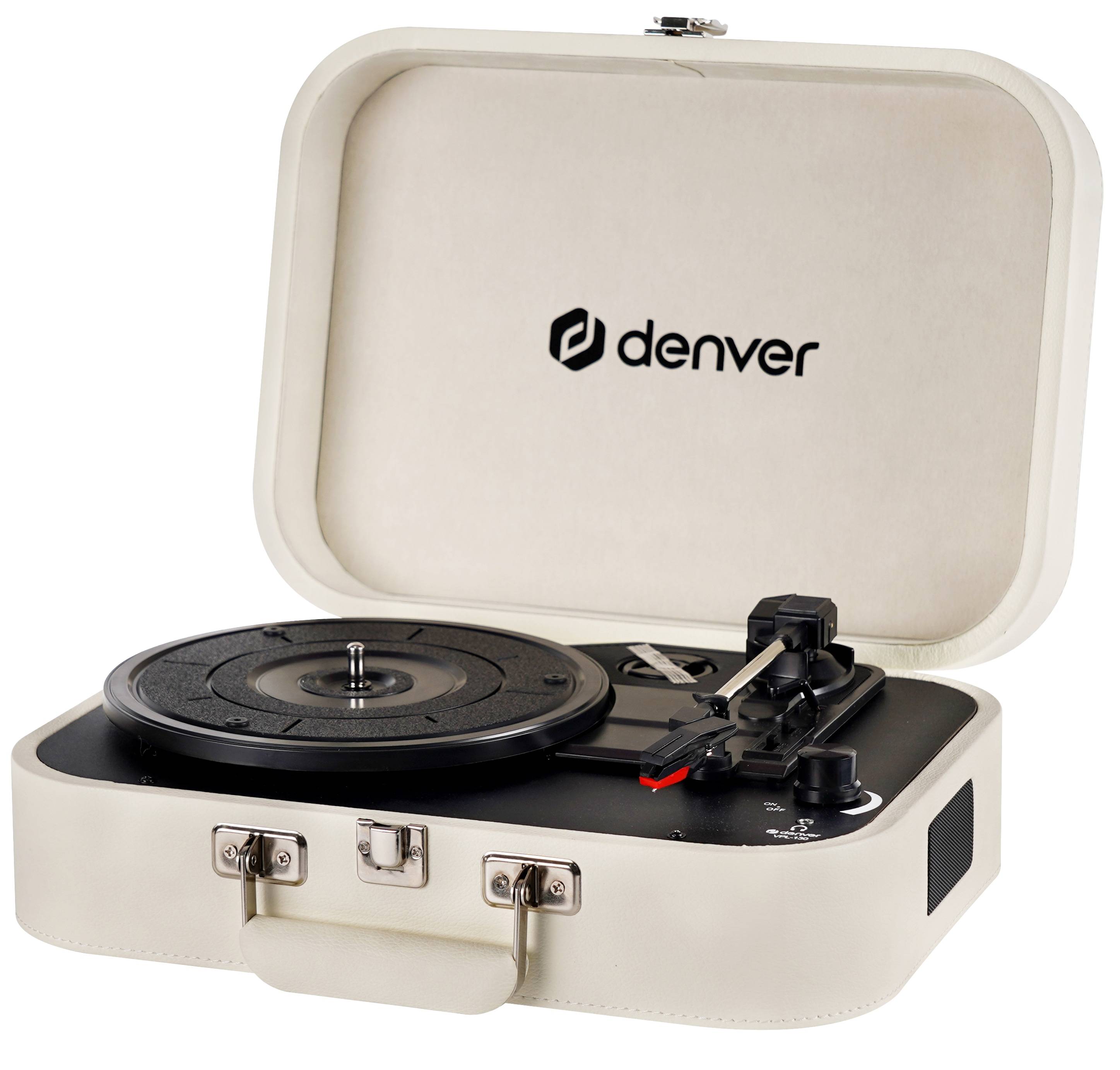 DENVER Plattenspieler VPL-130, weiß