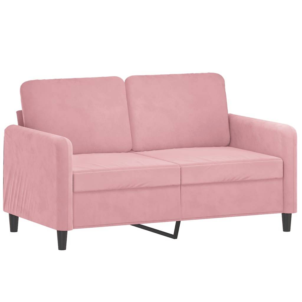 vidaXL 3-tlg. Sofagarnitur Rosa Samt