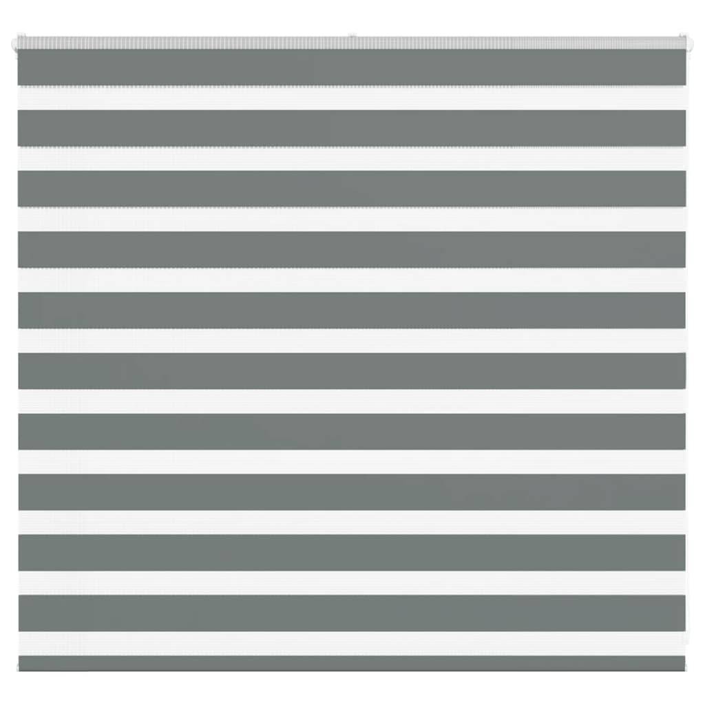vidaXL Zebrarollo Dunkelgrau 160x100 cm Stoffbreite 155,9 cm Polyester