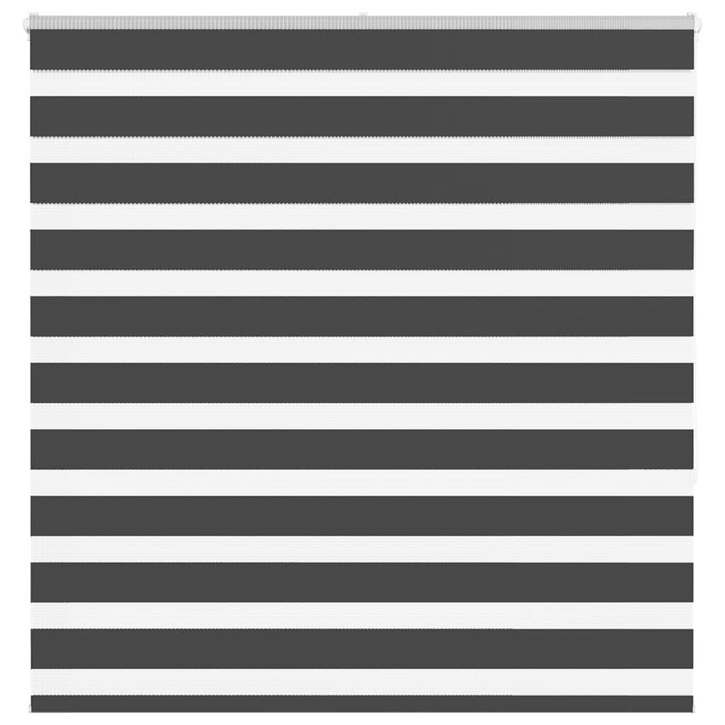 vidaXL Zebrarollo Schwarz 140x150 cm Stoffbreite 135,9 cm Polyester